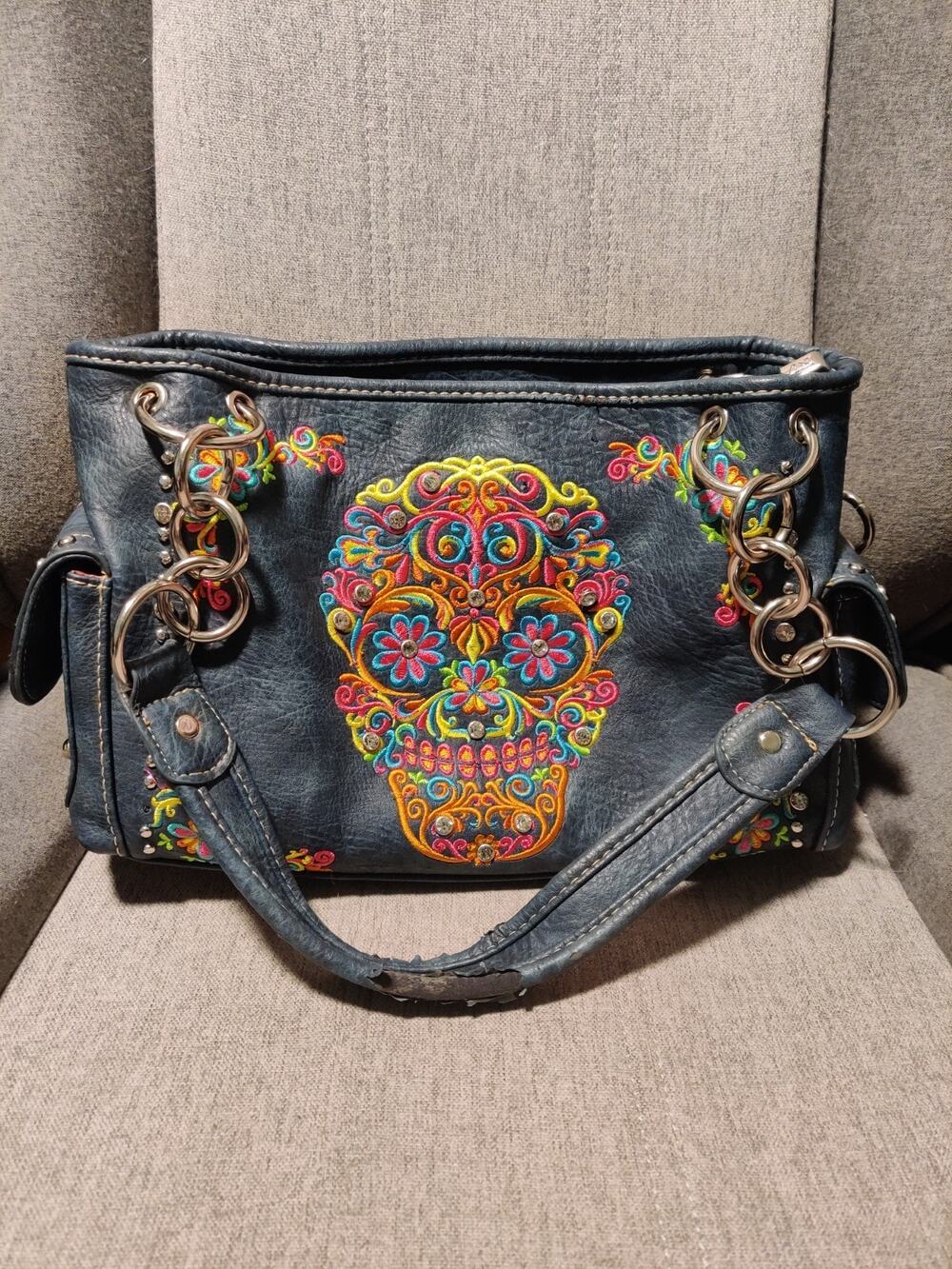 Montana West CCW Sugar Skull Purse